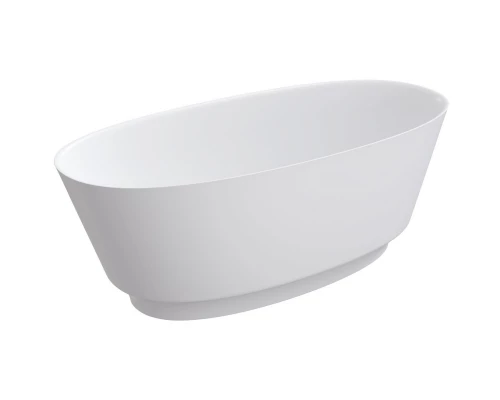 Ванна из литого мрамора 157,5x72 см Omnires Neo NEO158WWBM