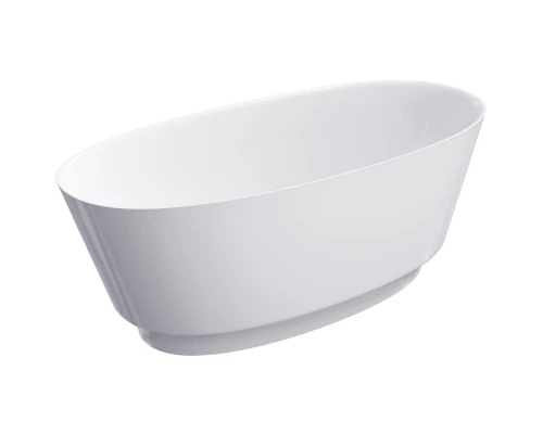 Ванна из литого мрамора 157,5x72 см Omnires Neo NEO158WWBP