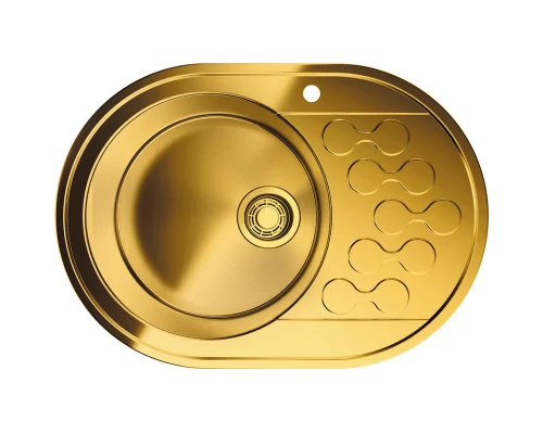 Кухонная мойка латунь Omoikiri Kasumigaura 65-AB-L
