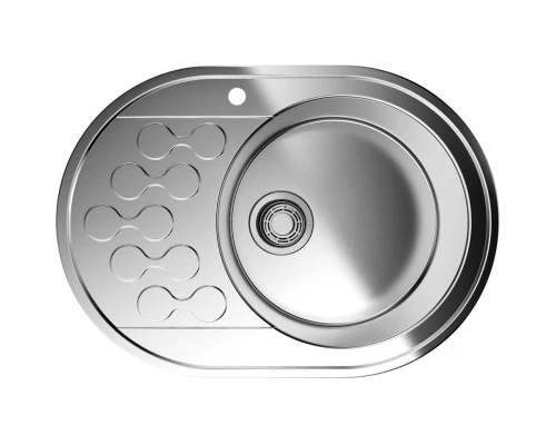 Кухонная мойка нержавеющая сталь Omoikiri Kasumigaura 65-1-R