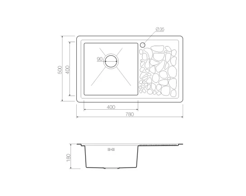 Кухонная мойка натуральная медь Omoikiri Takatsu