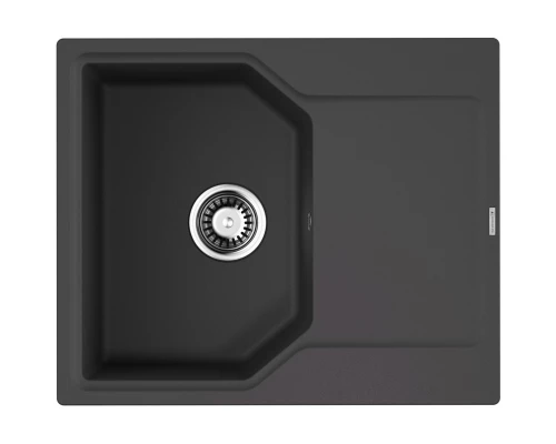 Кухонная мойка черный Artgranit Omoikiri Yonaka 61-BL