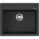 Кухонная мойка черный Artgranit Omoikiri Daisen 60-BL