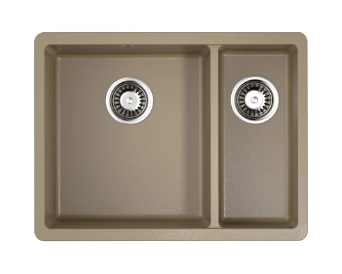 Кухонная мойка карамель Artgranit Omoikiri Kata 55-2-U-CA