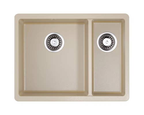 Кухонная мойка бежевый Artgranit Omoikiri Kata 55-2-U-SA