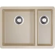 Кухонная мойка бежевый Artgranit Omoikiri Kata 55-2-U-SA