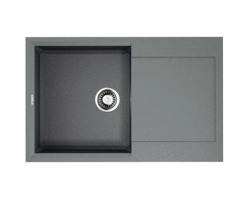 Кухонная мойка Tetogranit Omoikiri Sakaime 79-GR ленинградский серый 4993553