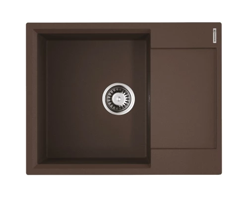 Кухонная мойка Artgranit Omoikiri Daisen 65-DC темный шоколад 4993683