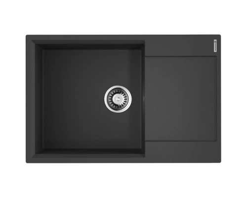 Кухонная мойка Artgranit Omoikiri Daisen 78-LB-BL черный 4993692