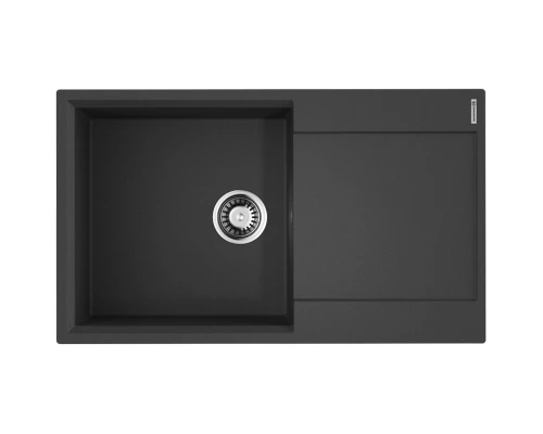 Кухонная мойка Artgranit Omoikiri Daisen 86-BL черный 4993700