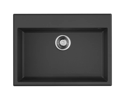 Кухонная мойка Tetogranit Omoikiri Tedori 68-BL черный 4993964