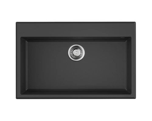 Кухонная мойка Tetogranit Omoikiri Tedori 79-BL черный 4993948