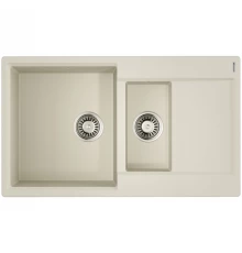 Кухонная мойка Artgranit Omoikiri Daisen 86-2-PA пастила 4993473