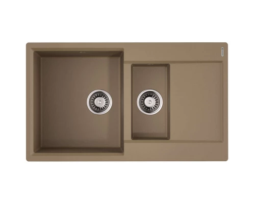 Кухонная мойка Artgranit Omoikiri Daisen 86-2-CA карамель 4993474