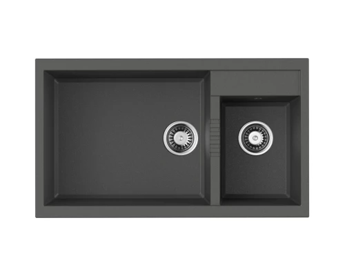 Кухонная мойка Tetogranit Omoikiri Tedori 86-2-LB-PL платина 4993939