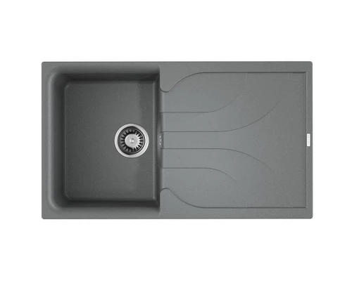 Кухонная мойка Tetogranit Omoikiri Yasugata 86-GR ленинградский серый 4993546