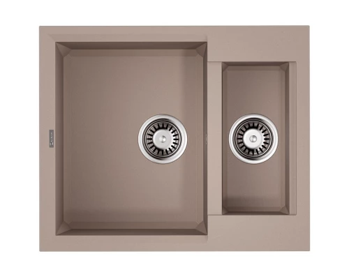 Кухонная мойка Tetogranit Omoikiri Sakaime 60-2-SA бежевый 4993910