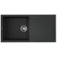 Кухонная мойка Tetogranit Omoikiri Sakaime 100-BL черный 4993884