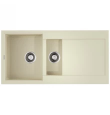 Кухонная мойка Tetogranit Omoikiri Sakaime 100-2-BE ваниль 4993893