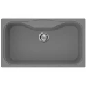 Кухонная мойка Tetogranit Omoikiri Maru 86-GR ленинградский серый 4993574 Кухонная мойка Tetogranit Omoikiri Maru 86-GR ленинградский серый 4993574