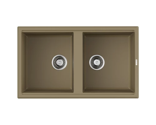 Кухонная мойка Tetogranit Omoikiri Tedori 86-2-CH шампань 4993929