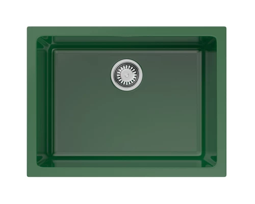 Кухонная мойка Natceramic Omoikiri Okinoshima 61-U/I-RG Glossy royal green 4911263