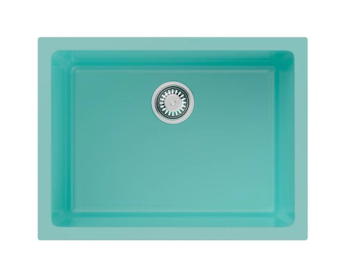 Кухонная мойка Natceramic Omoikiri Okinoshima 61-U/I-AZ Glossy azur 4911264