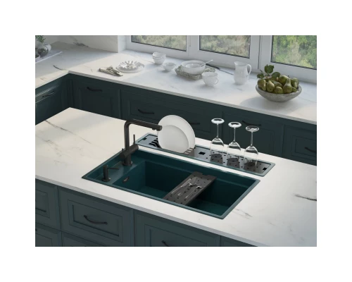 Кухонная мойка Artceramic Omoikiri Kinaru 86-U/I WH белый 4997026