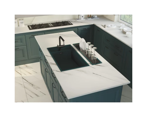 Кухонная мойка Artceramic Omoikiri Kinaru 86-U/I AZ azur blue 4993028