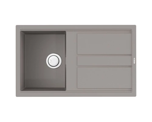 Кухонная мойка Artceramic Omoikiri Kitagawa 86-GR ленинградский серый 4993807