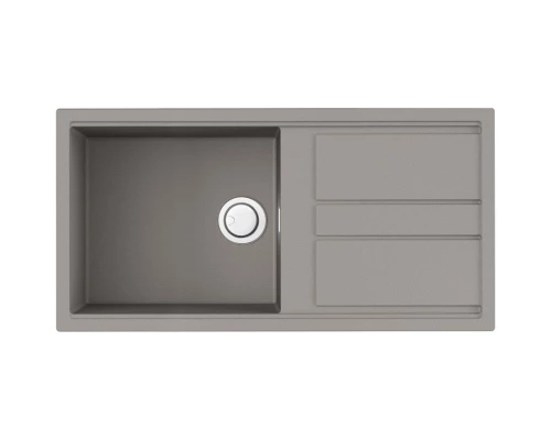 Кухонная мойка Artceramic Omoikiri Kitagawa 100-GR ленинградский серый 4993788