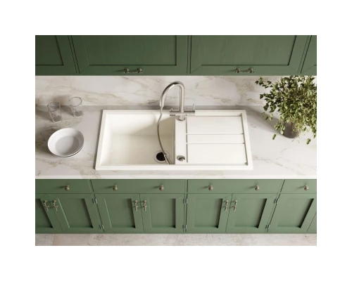 Кухонная мойка Artceramic Omoikiri Kitagawa 100-GR ленинградский серый 4993788