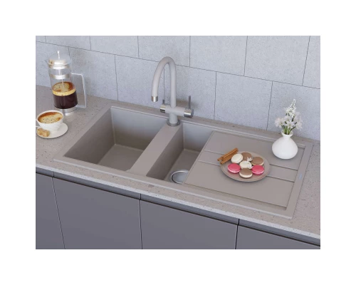 Кухонная мойка Artceramic Omoikiri Kitagawa 100-2-WG wind green 4993252