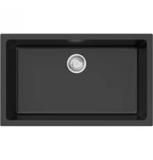 Кухонная мойка Natceramic Omoikiri Okinoshima 76-U/I-BL черный 4997146