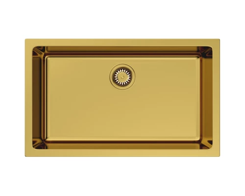 Кухонная мойка Natceramic Omoikiri Okinoshima 76-U/I-G золотой глянец 4993041