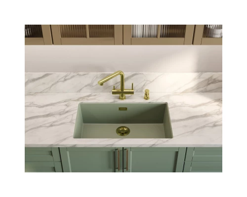 Кухонная мойка Artceramic Omoikiri Yamakawa 75-U/I-AZ azur blue 4993176