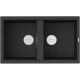 Кухонная мойка Artceramic Omoikiri Kitagawa 86-2-GB графит 4993492