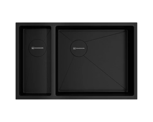 Кухонная мойка Omoikiri Taki 69-2-U/IF Side GB графит 4993183