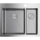 Кухонная мойка Omoikiri Akisame 60-2-IN-L нержавеющая сталь 4993775
