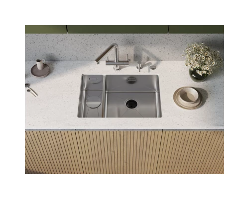 Кухонная мойка Omoikiri Taki 58-2-U/IF-IN-R нержавеющая сталь 4993767