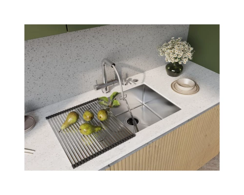 Кухонная мойка Omoikiri Taki 58-2-U/IF-IN-R нержавеющая сталь 4993767