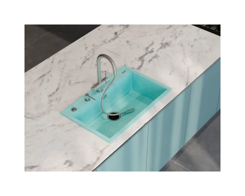 Кухонная мойка Artceramic Omoikiri Kitagawa 79-LB-GR ленинградский серый 4993998