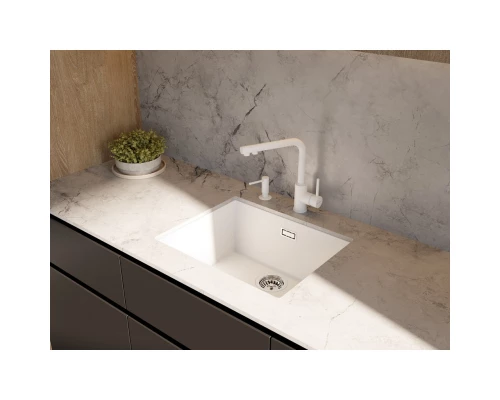 Кухонная мойка Tetogranit Omoikiri Yamakawa 55T-U/I-WH белый 4993431