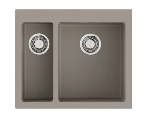 Кухонная мойка Artceramic Omoikiri Bosen 59-2A-GR ленинградский серый 4993822