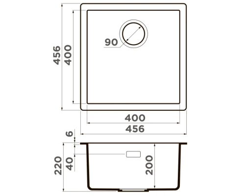 Кухонная мойка Tetogranit Omoikiri Yamakawa 45T Integra PL платина 4997256