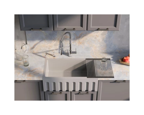 Кухонная мойка Natceramic Omoikiri Mikura 83-WH Glossy белый глянец 4993259