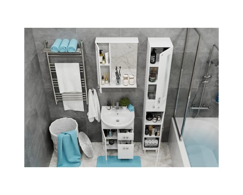 Тумба белый глянец 52 см Onika Кристалл 105551