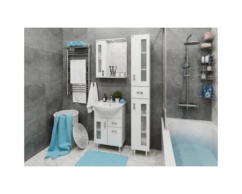 Тумба белый глянец 52 см Onika Кристалл 105551