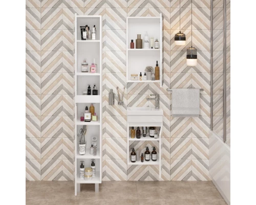 Тумба белый глянец 39 см Onika Милтон 104007