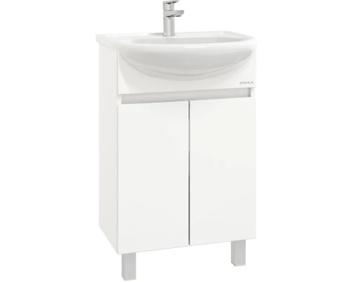 Тумба белый глянец 59 см Onika Милтон 106146